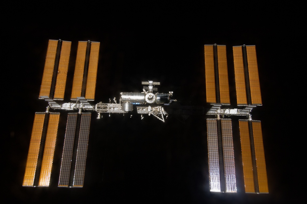 ISS Flyaround views from STS-119