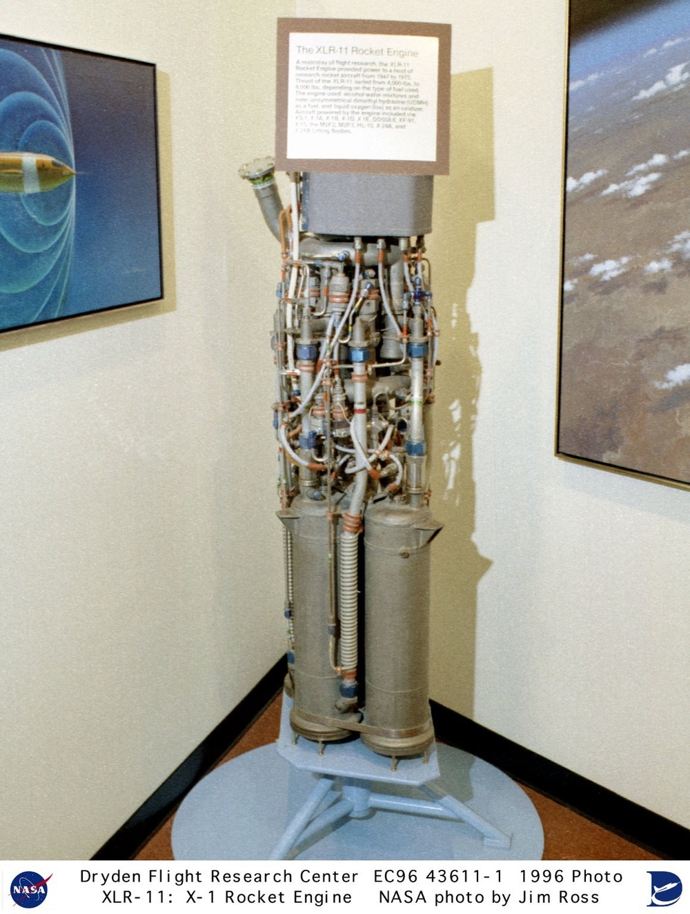 XLR-11 - X-1 rocket engine display