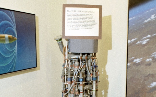 XLR-11 - X-1 rocket engine display