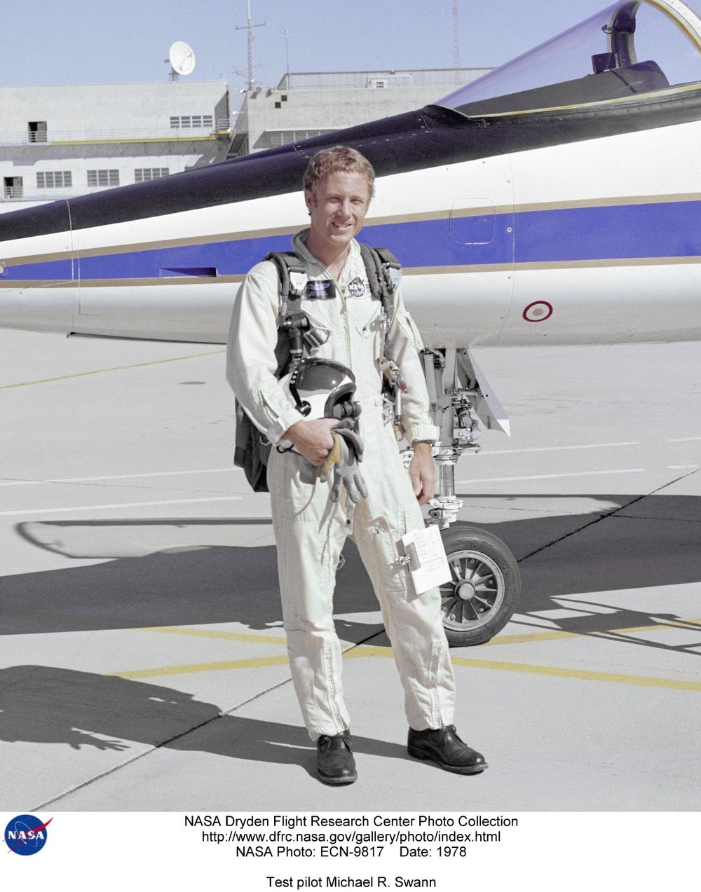 Test pilot Michael R. Swann