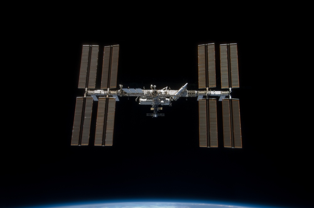 ISS Flyaround views from STS-119
