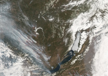 Fires Around Lake Baikal: Natural Hazards