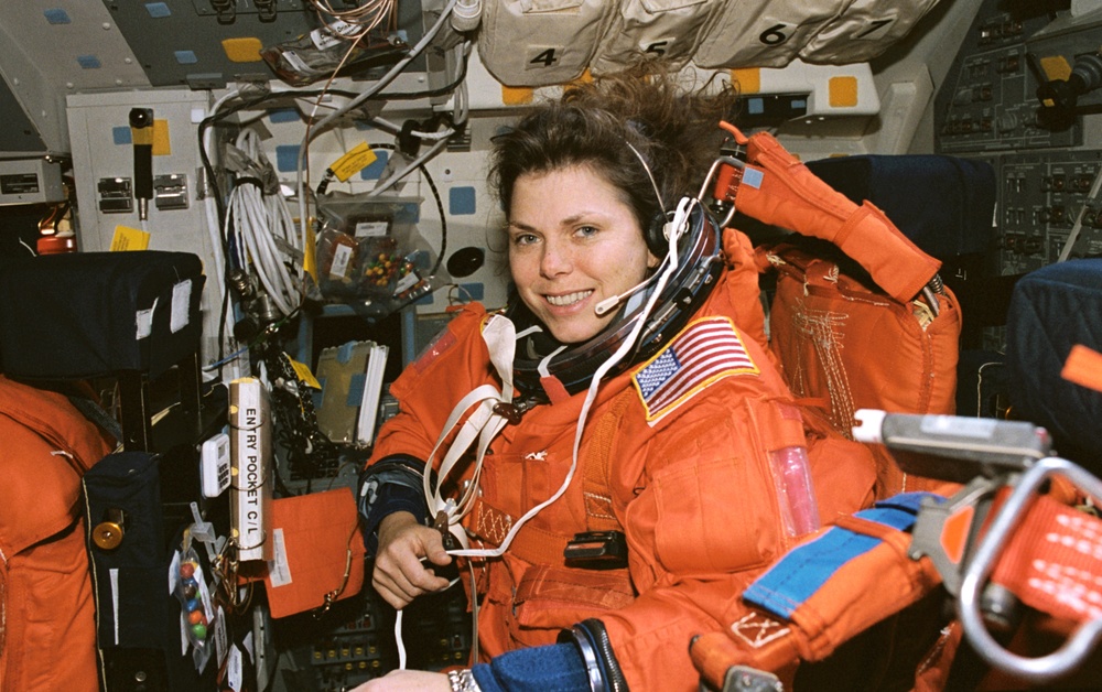 MS Weber at her station on the forward flight deck