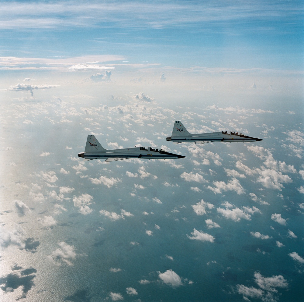 John Glenn's T-38 flight