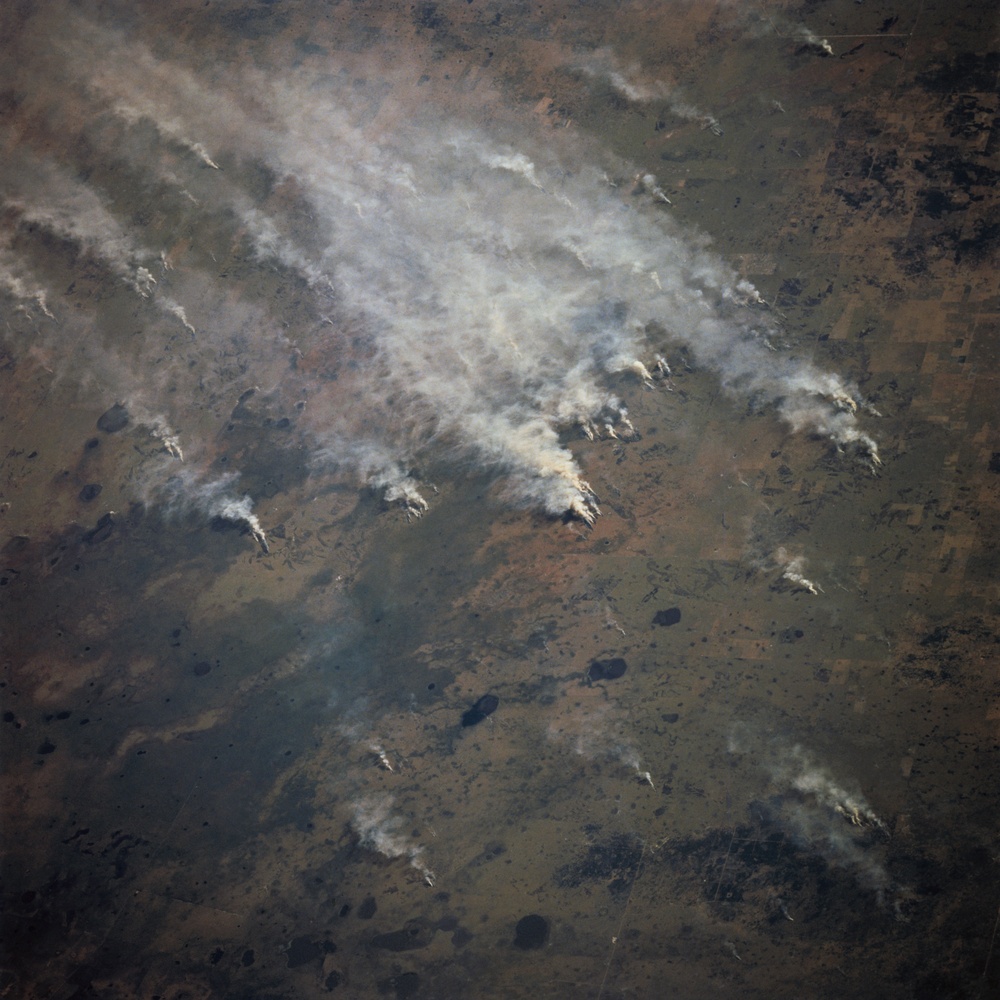 Earth observations taken from shuttle orbiter Discovery STS-70 mission