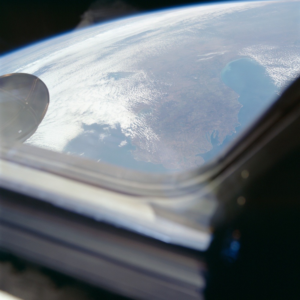 Earth observation image of Michigan taken during STS-100