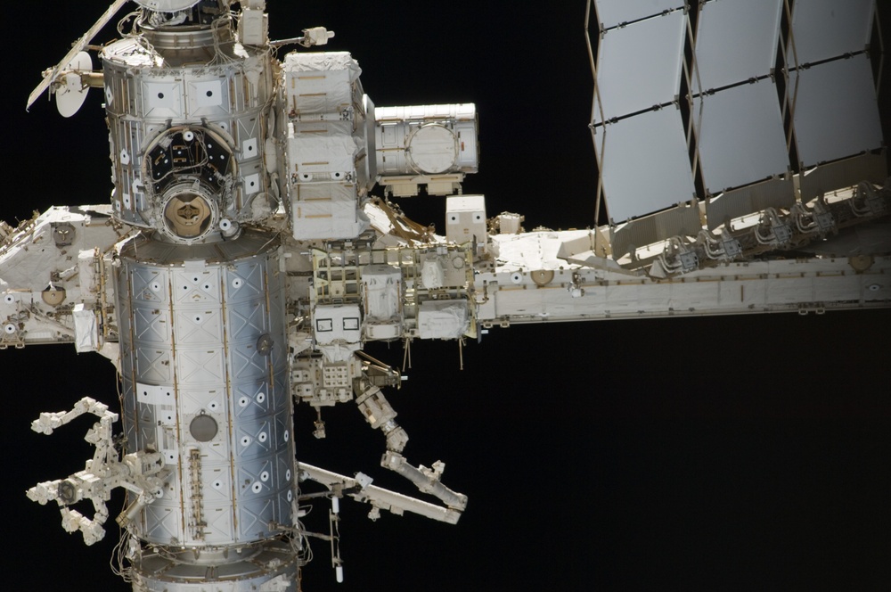 ISS Flyaround views during STS-119