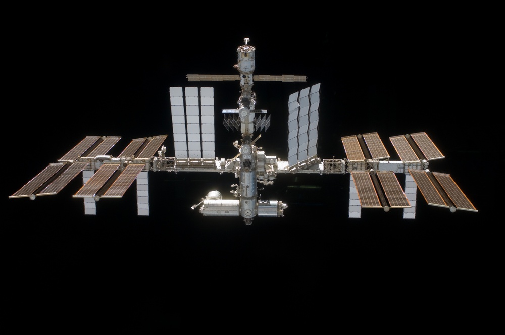 ISS Flyaround views from STS-119