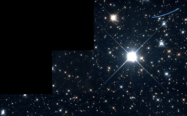 A Mote in Hubble's Eye