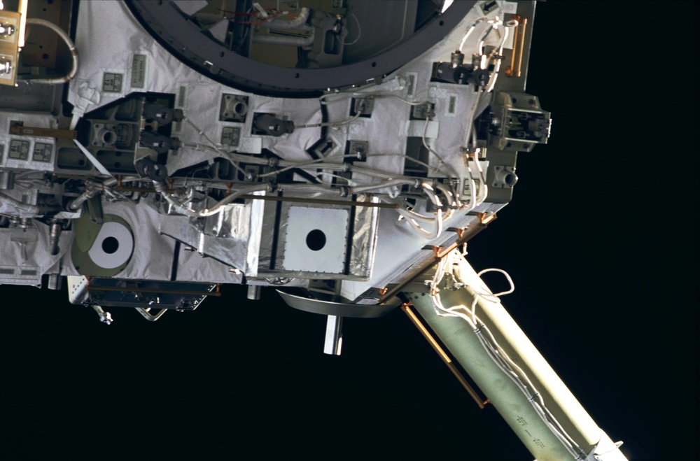 Views of ISS during undocking