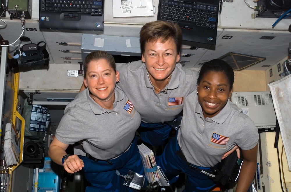 DVIDS - Images - STS-120 And Expedition 16 Crew In Zvezda Module