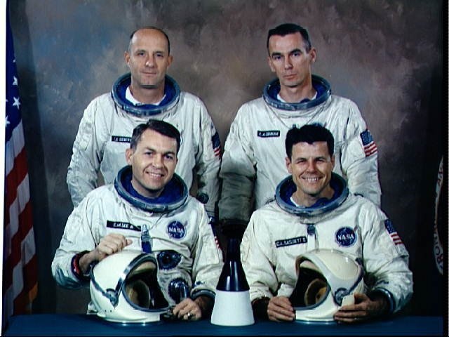 Portrait of the Gemini 9 prime and backup crews