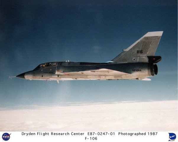 F-106 in flight