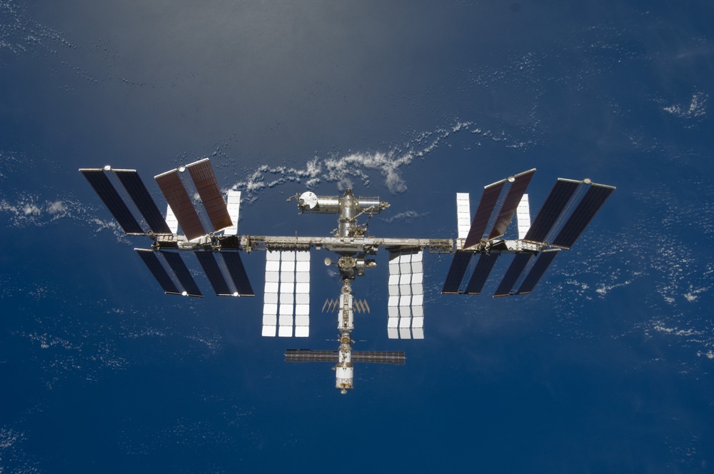 ISS Flyaround views from STS-119