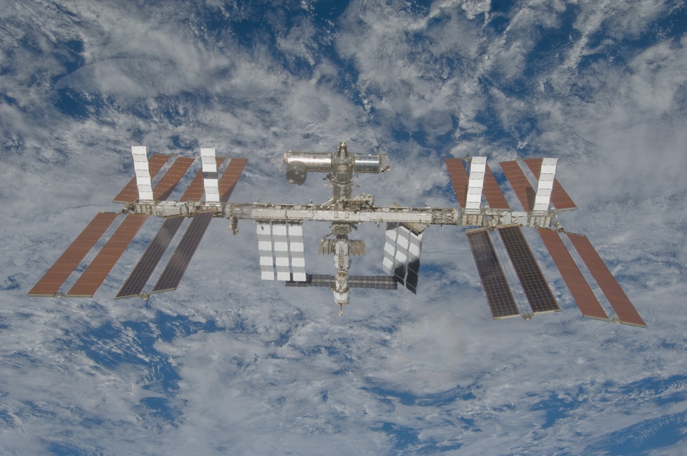 ISS Flyaround views from STS-119