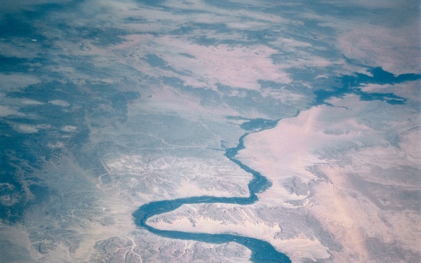 The Nile River taken from Atlantis during STS-106