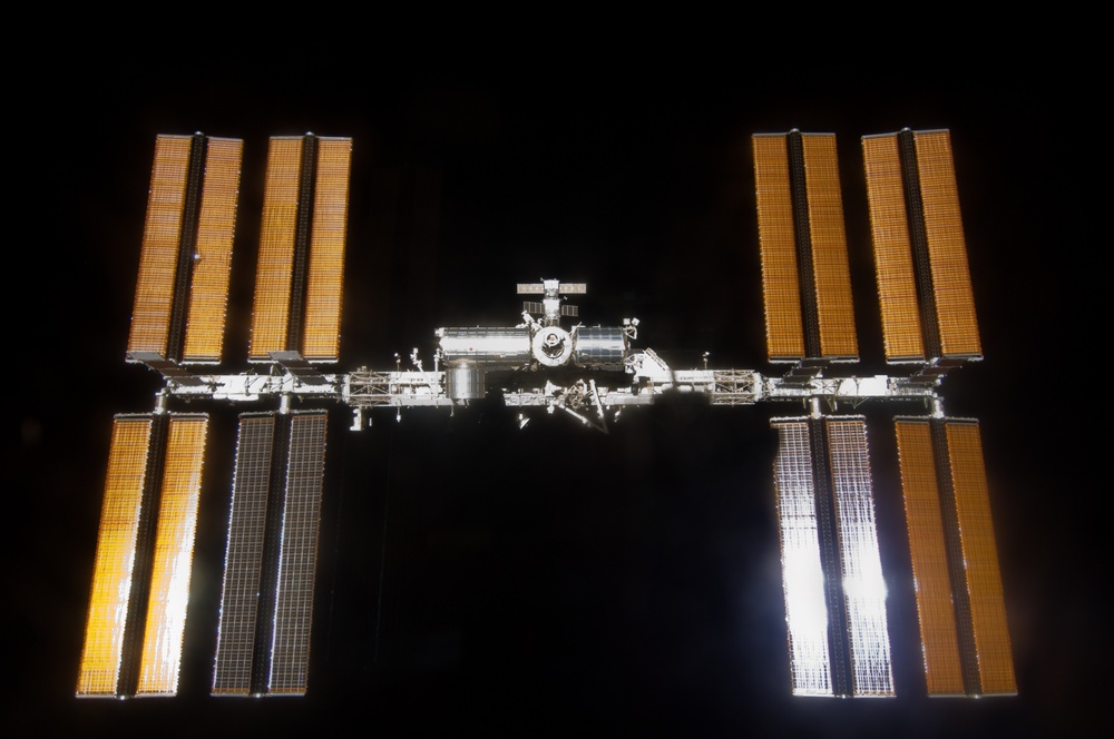 ISS Flyaround views from STS-119