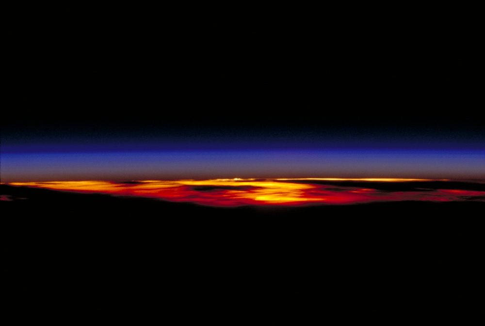 Sunrise as seen during STS-88 mission