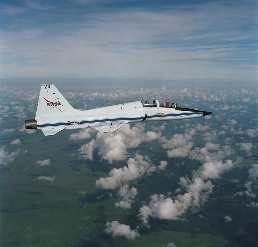 John Glenn's T-38 flight