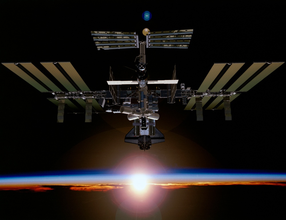 Artist's concept of the International Space Station (ISS)