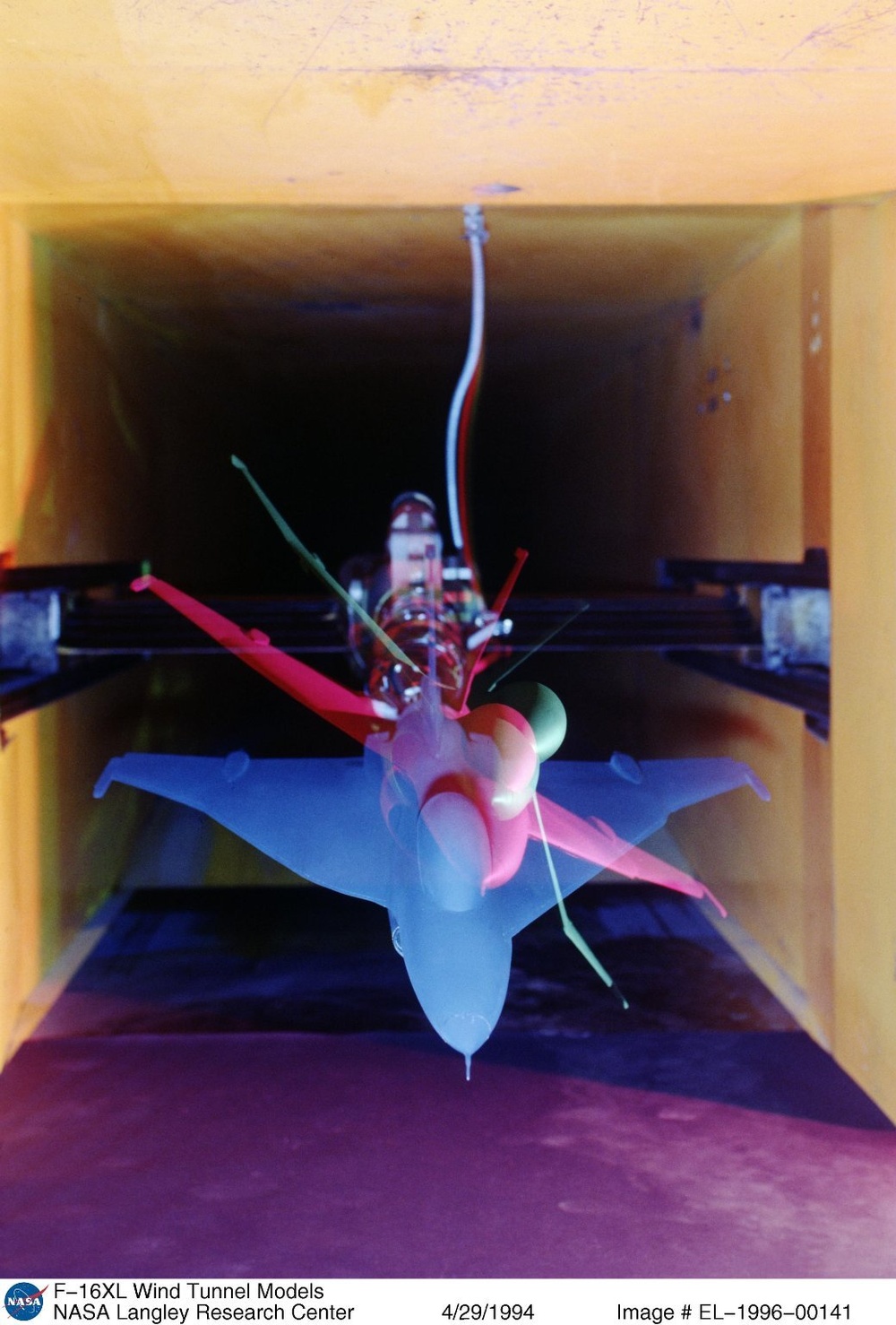 F-16XL Wind Tunnel Models