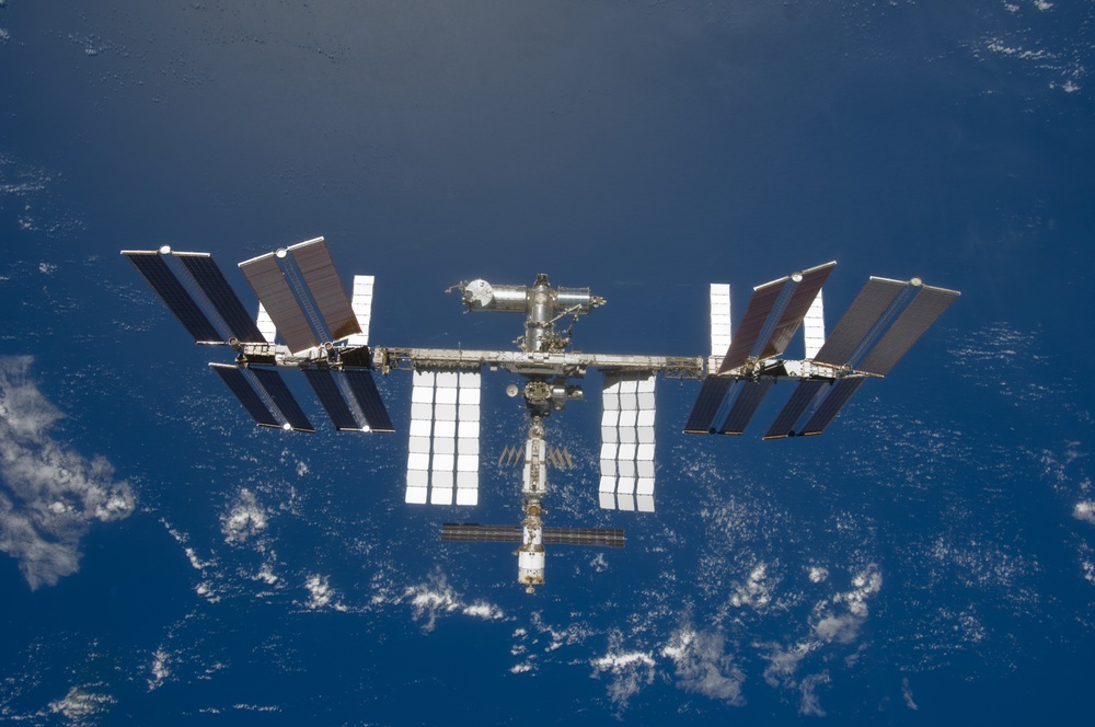 ISS Flyaround views from STS-119