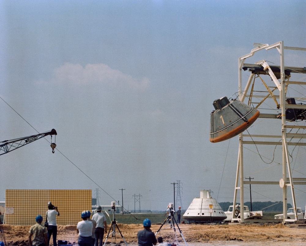 APOLLO LAND LANDING STUDIES. NEGATIVED FROM 70MM -- 10 ROLLS ONE ROLL WITH BP #28