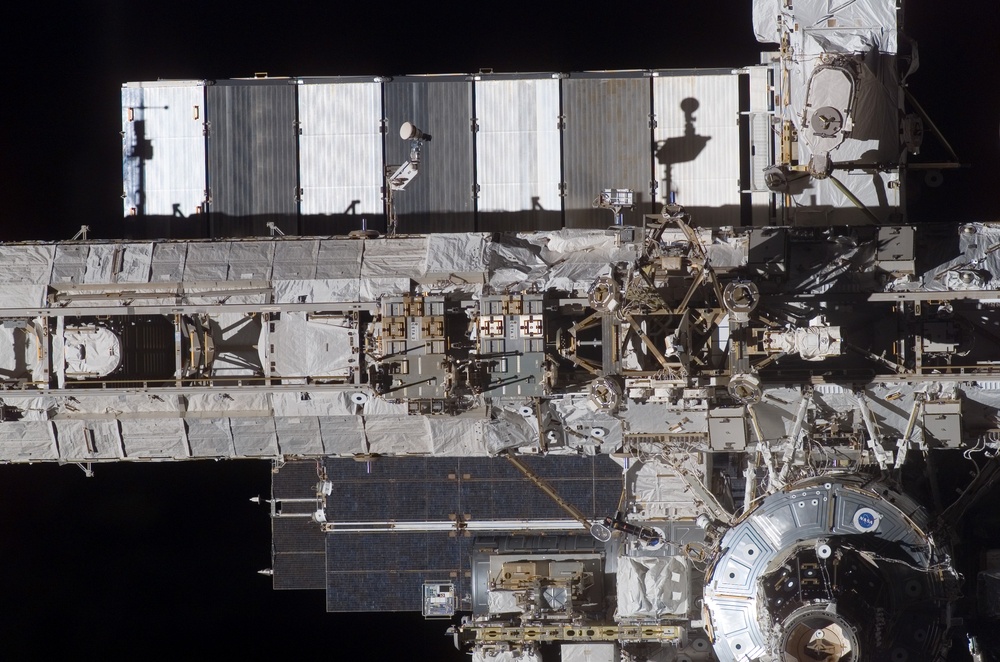 Backaway view taken during STS-115