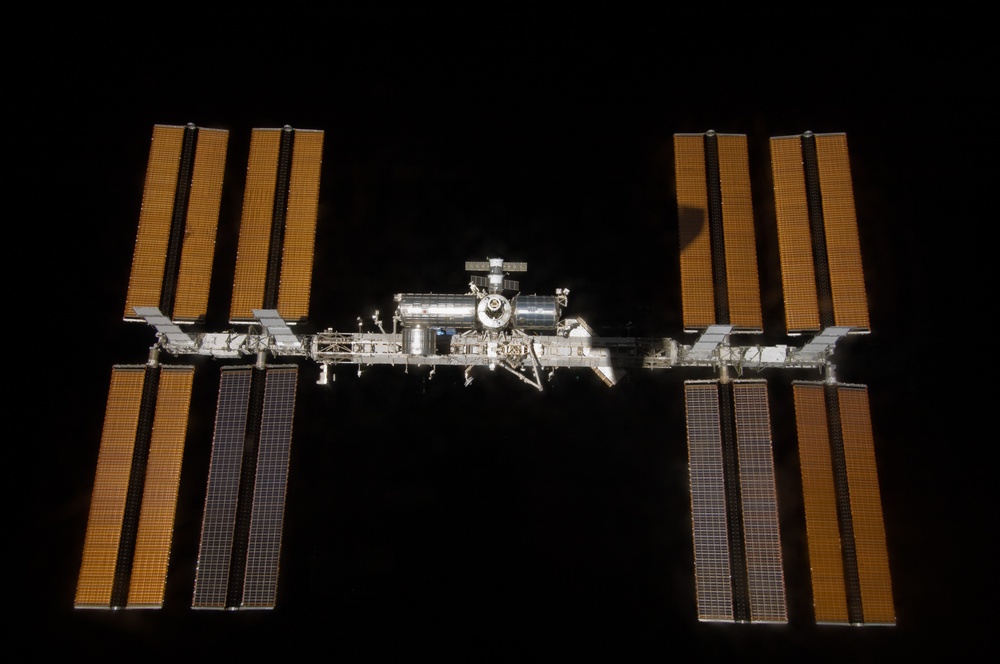 ISS Flyaround views from STS-119