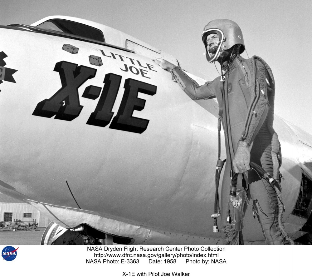 X-1E with Pilot Joe Walker