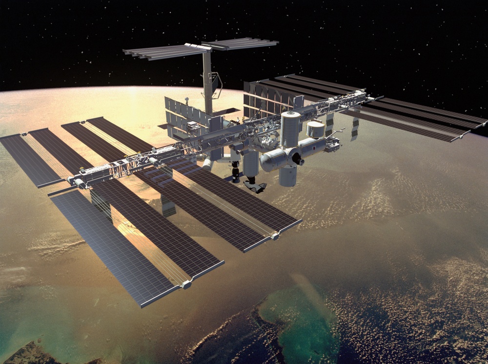 Artist's concept of the International Space Station (ISS)