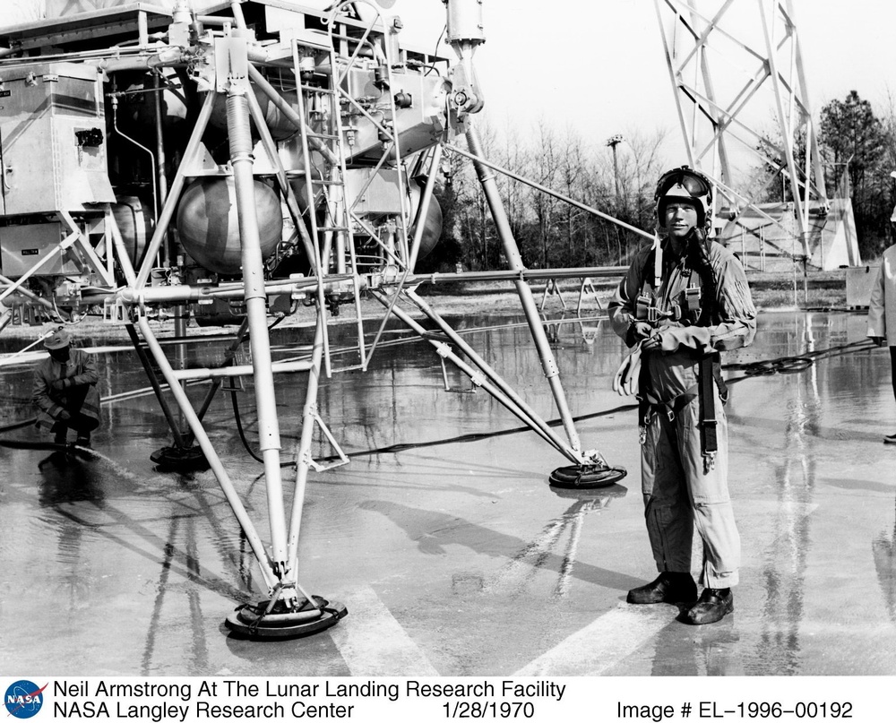 Neil Armstrong At The Lunar Landing Research Facility
