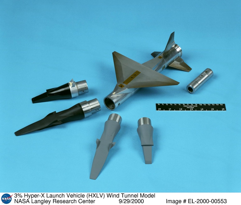 3% Hyper-X Launch Vehicle (HXLV) Wind Tunnel Model