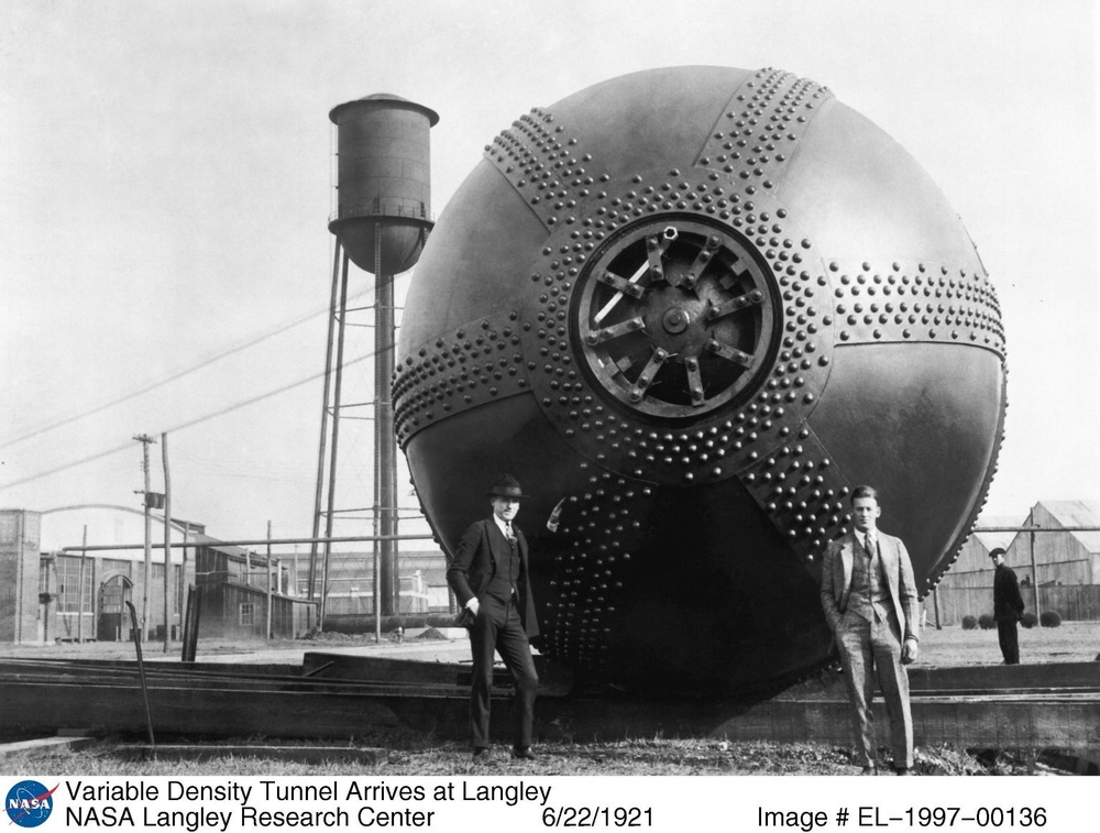 Variable Density Tunnel Arrives at Langley