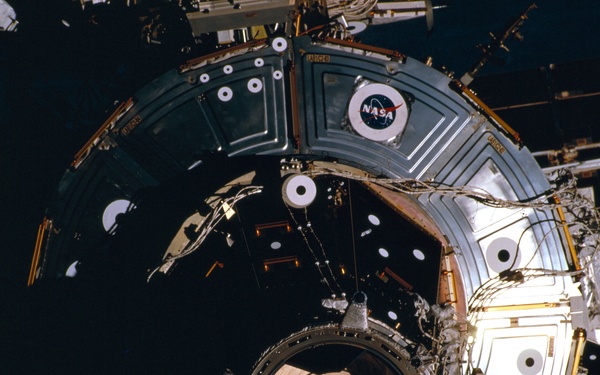 Dark Forward side of the U.S. Laboratory and PMA2