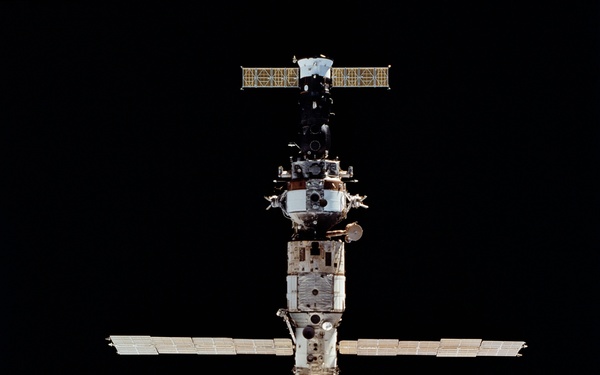 Mir Space Station viewed from STS-63