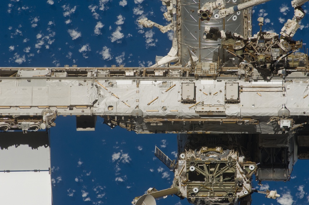 ISS Flyaround views from STS-119