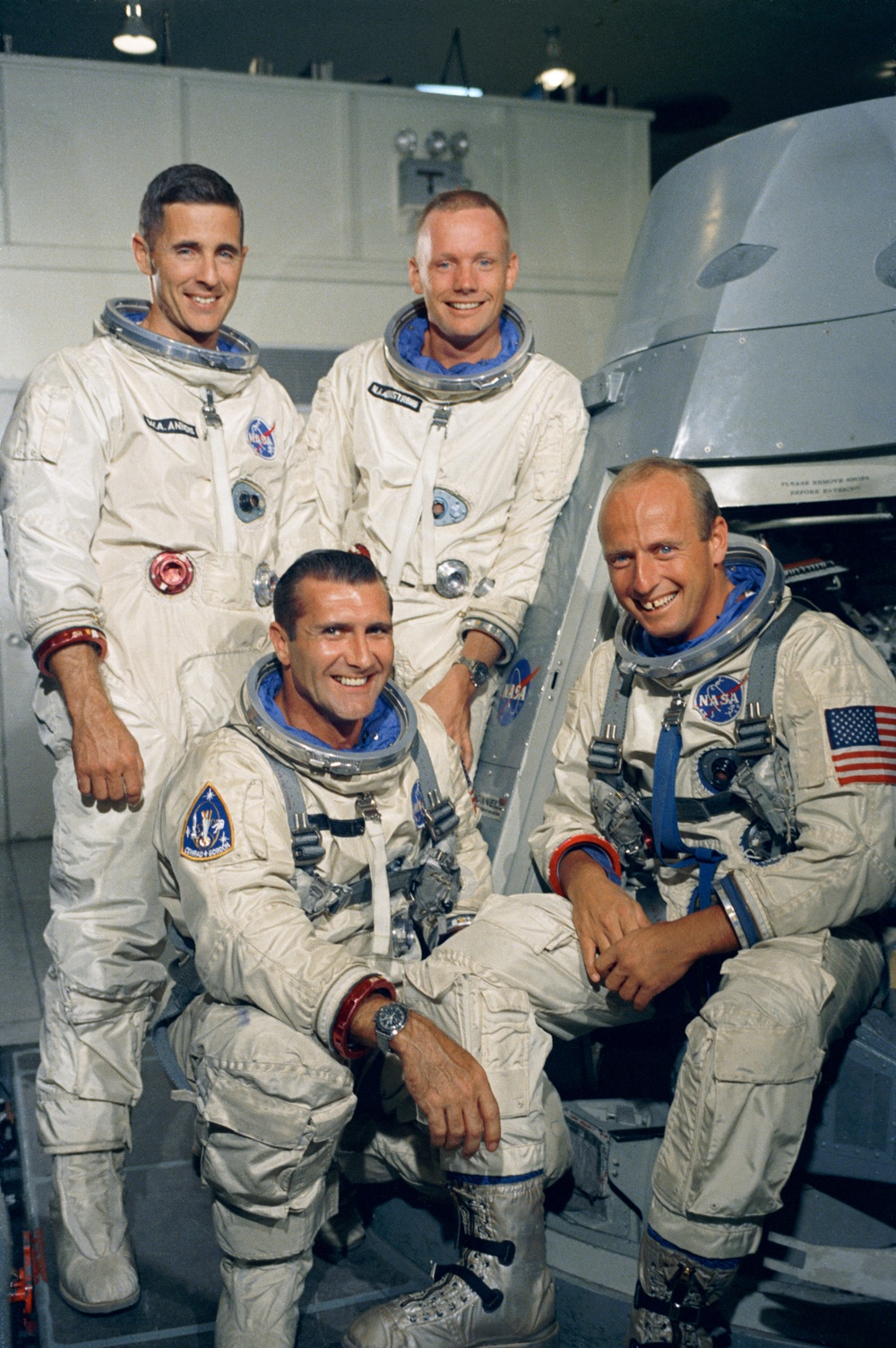 Portrait of Gemini 11 prime and backup crews