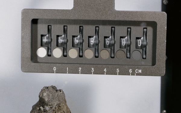 LUNAR SAMPLE - APOLLO 15 ROCK #15596 - BASALT