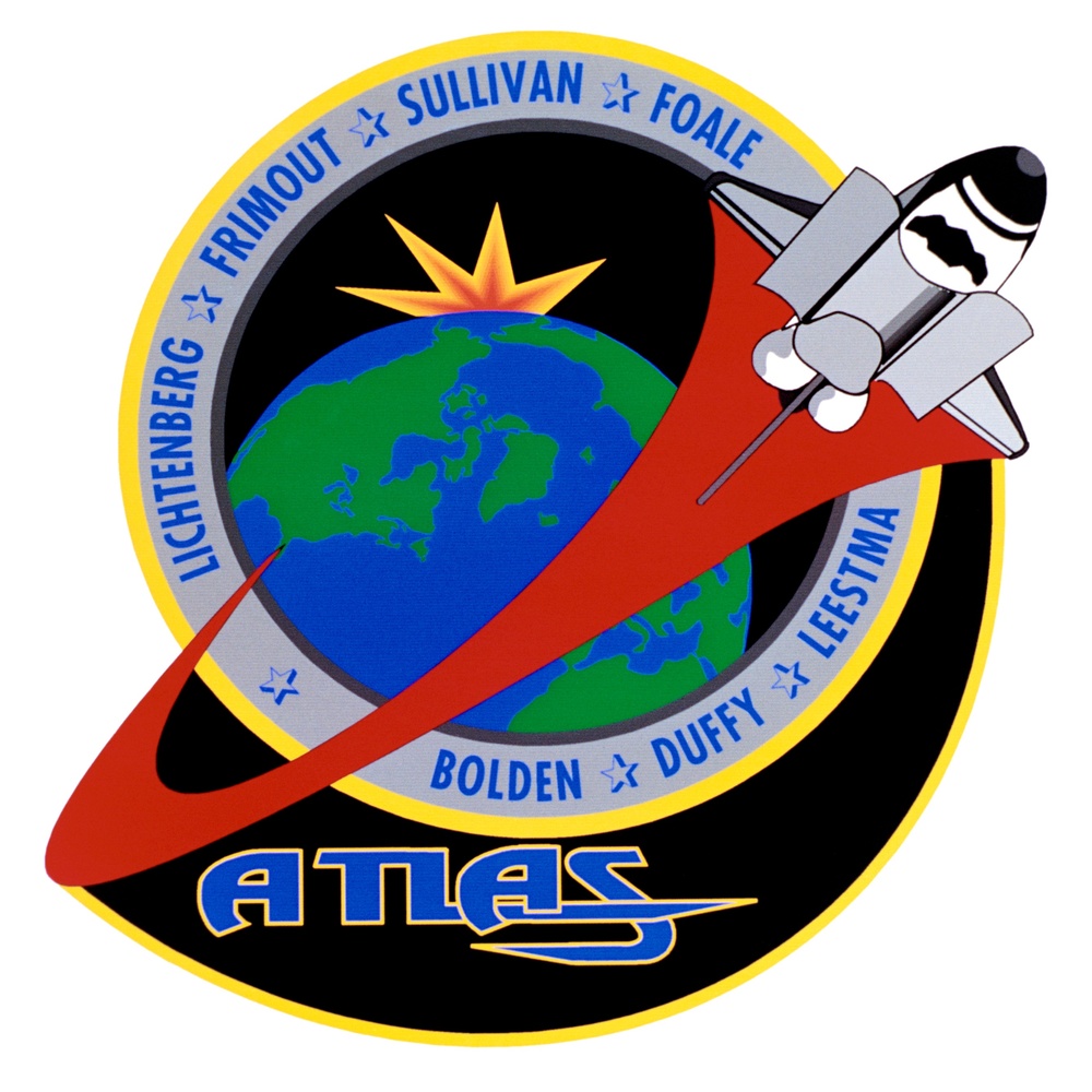 STS-45 Atlantis, Orbiter Vehicle (OV) 104, crew insignia
