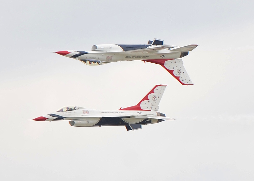 The Thunderbirds show pride and precision