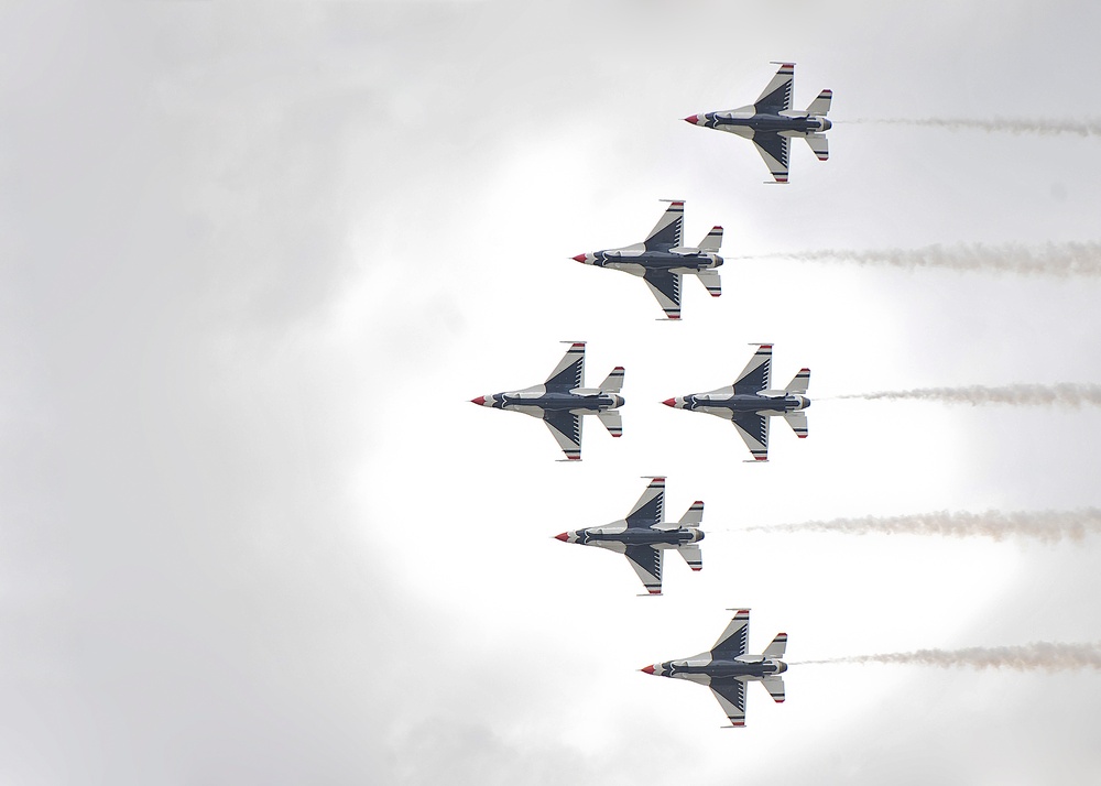 The Thunderbirds show off their pride and precision