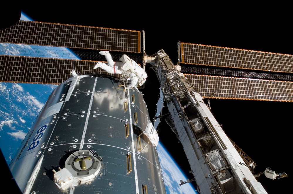 Walheim during EVA 3