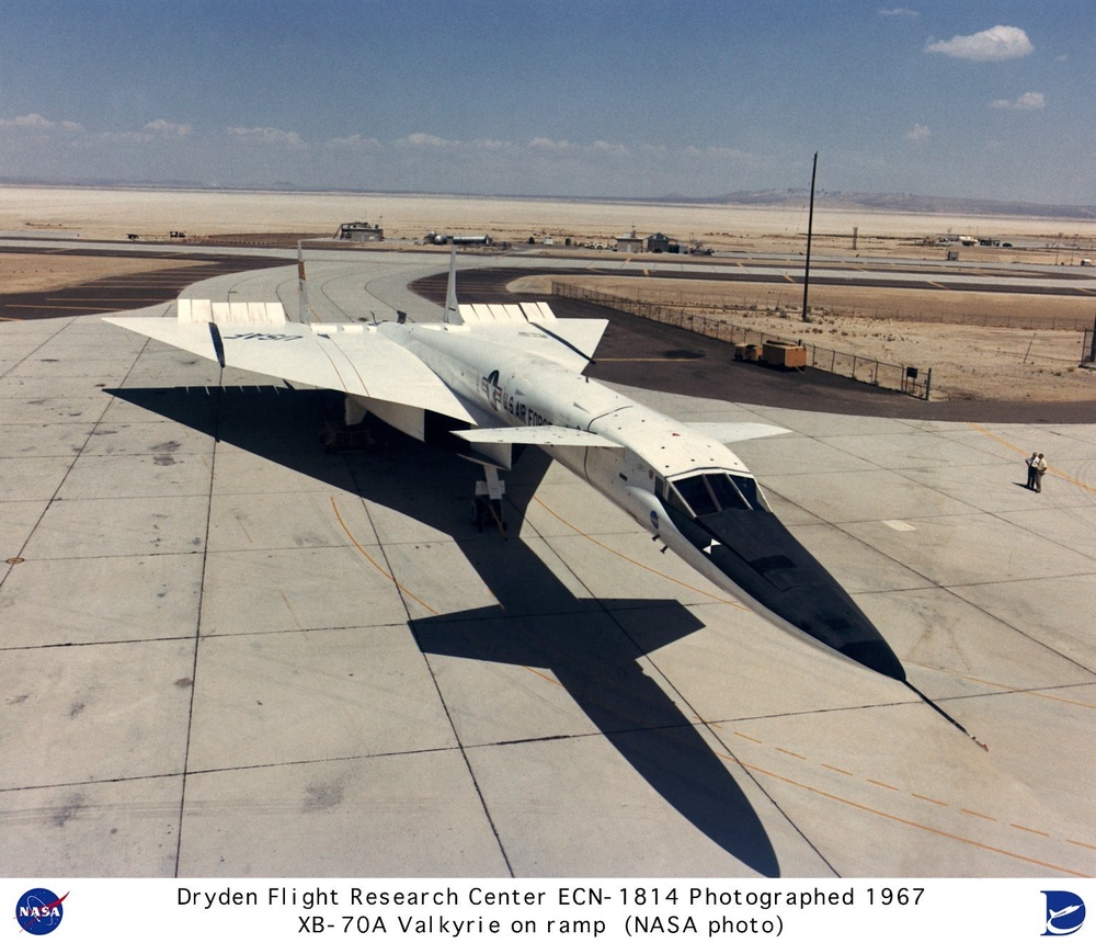 XB-70A parked on ramp