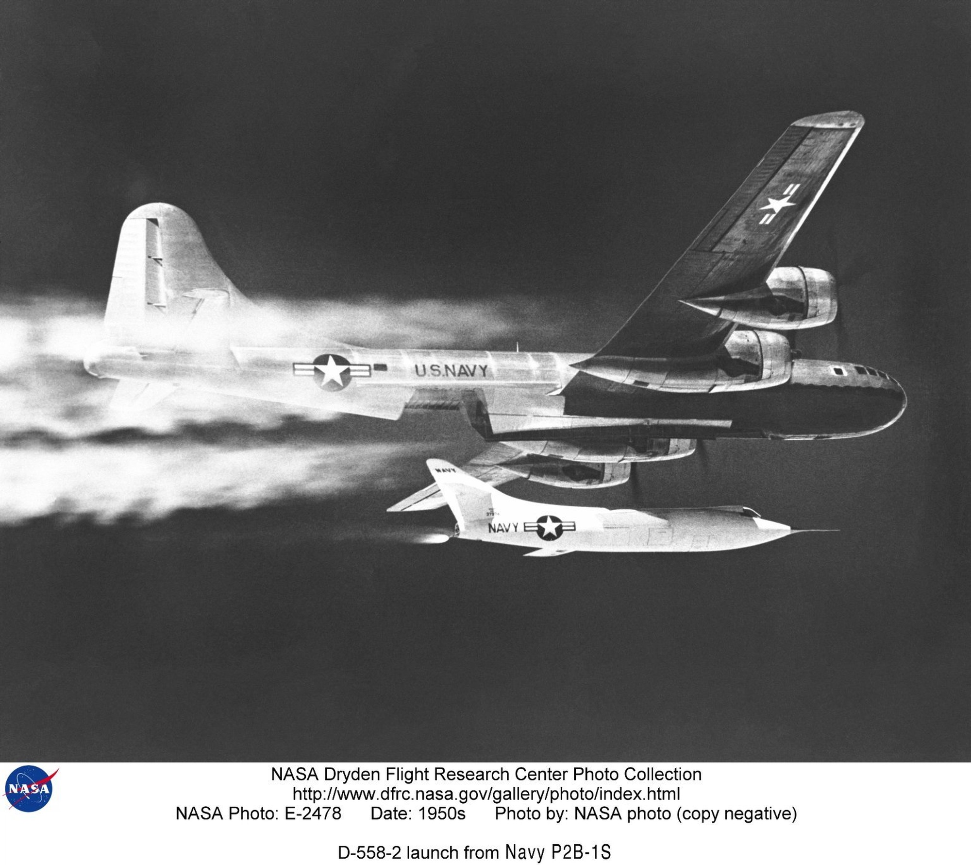 DVIDS - Images - D-558-2 launch from B-29 mothership