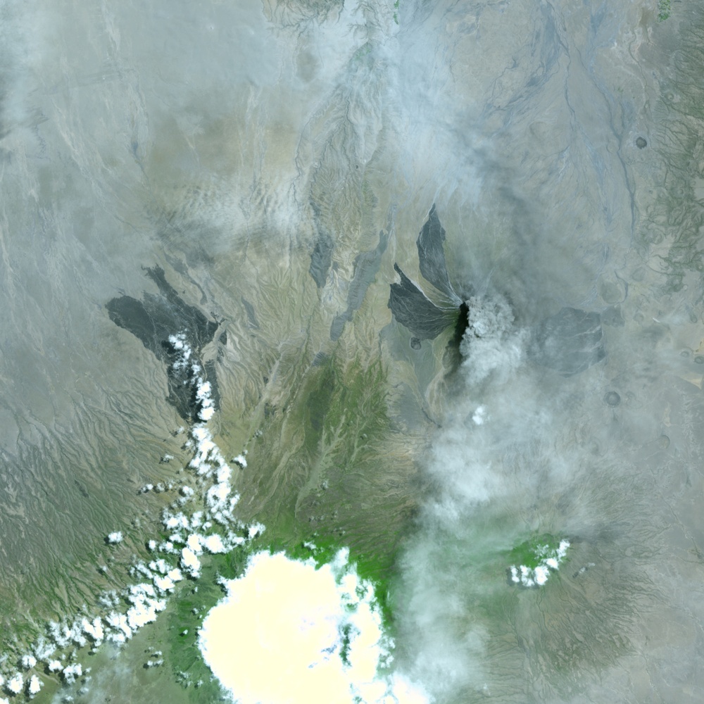 Plume from Ol Doinyo Lengai: Natural Hazards