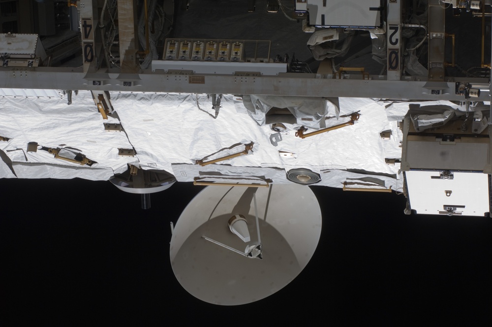 Survey view of the Bay 02 on the S0 Truss during Joint Operations