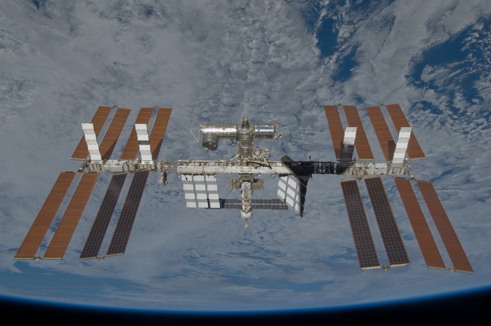 ISS Flyaround views from STS-119