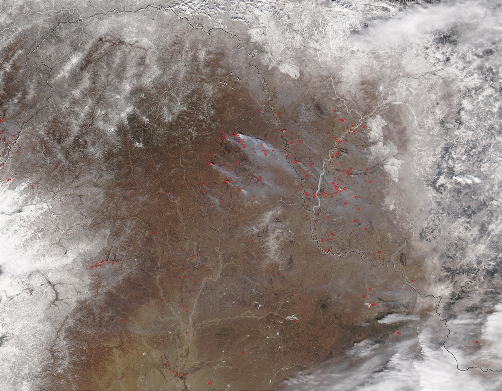 Early Season Fires in Northern China: Natural Hazards