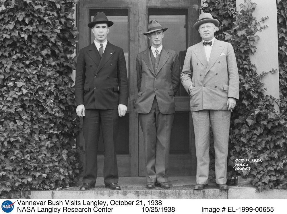 Vannevar Bush Visits Langley, October 21, 1938